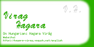 virag hagara business card