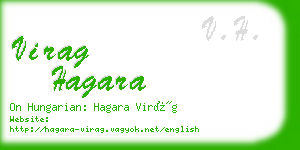 virag hagara business card